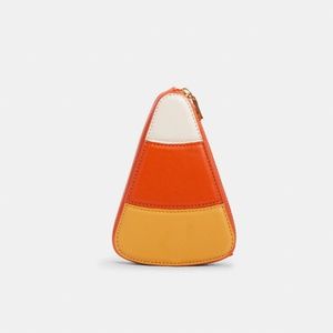 🎃🍬🍭NWT! Coach Candy Corn Coin Case